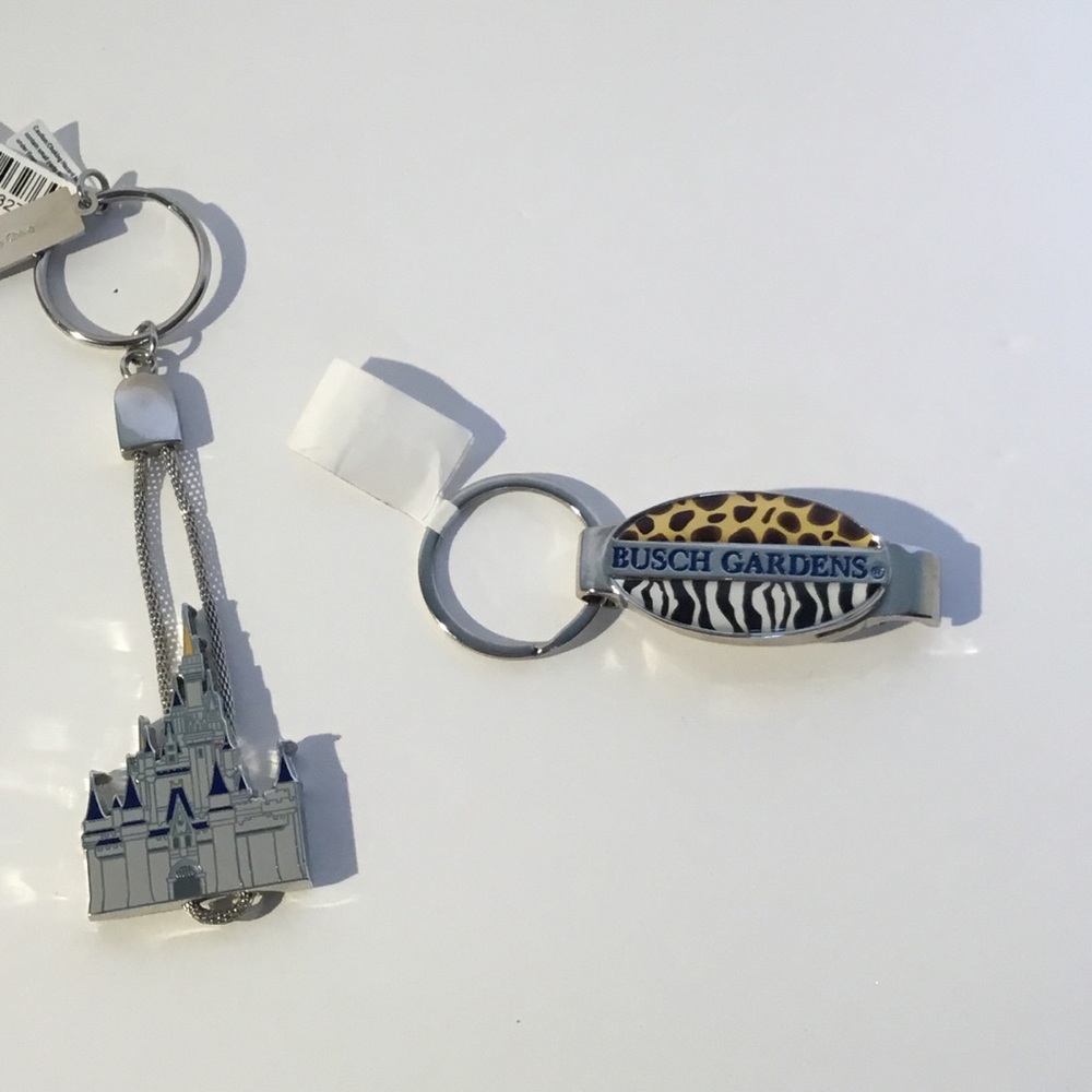 Disney World castle & Bush Gradens bottle opener